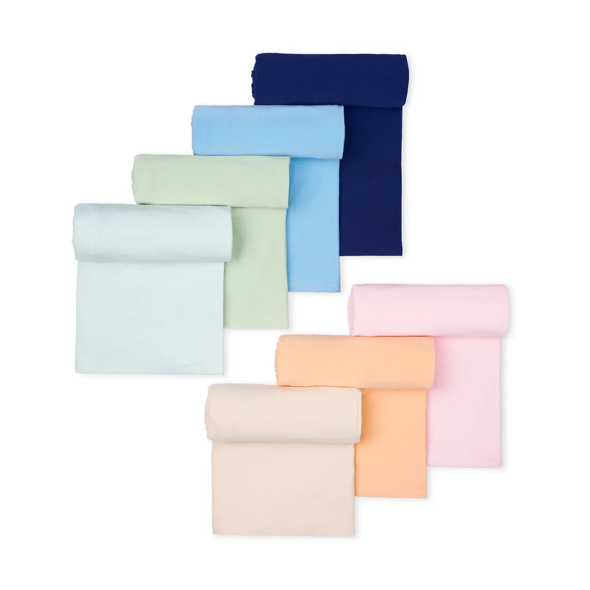Bamboo Swaddle Blankets in Blue Depths