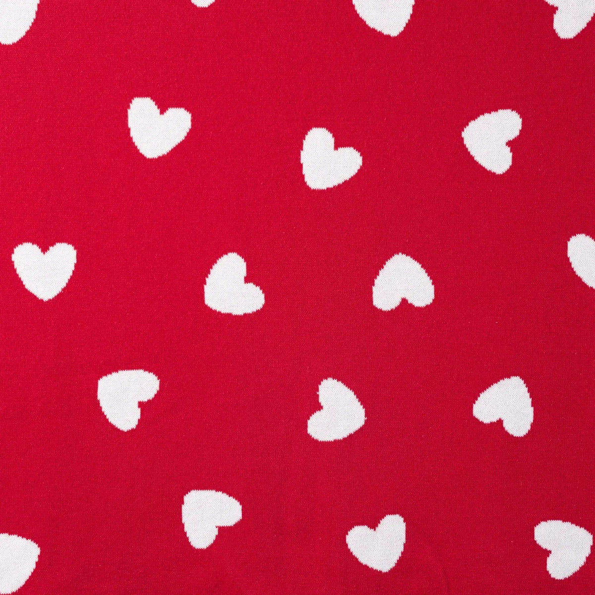 Valentine Heart Jacquard Baby Blanket