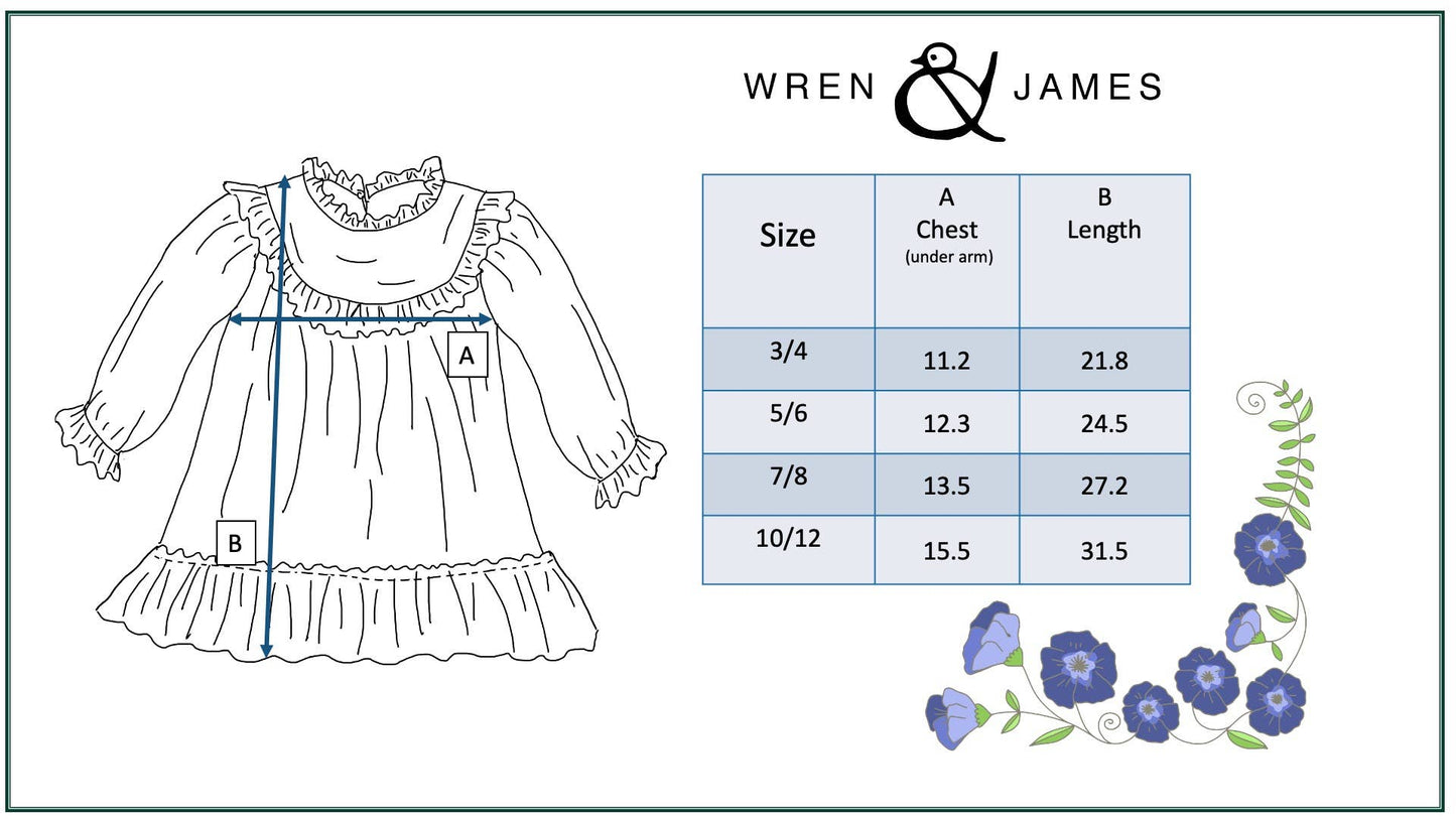 Wren & James - Girls Annie Blush Colored Ruffle Long Sleeve Fall Dress