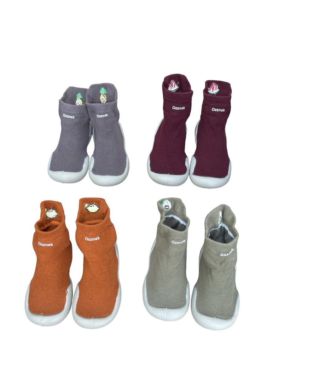 Organic Cotton Barefoot Sock Shoes – Play-Proof Comfort| Fruity