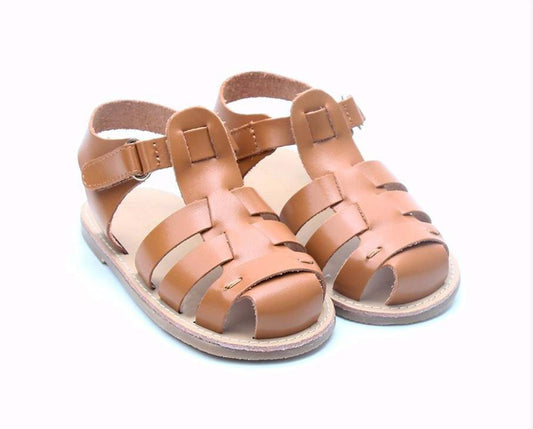 Kids' Italian Leather Sandals | Wide Toe Box & Flexible Sole for Toddlers| Venetian