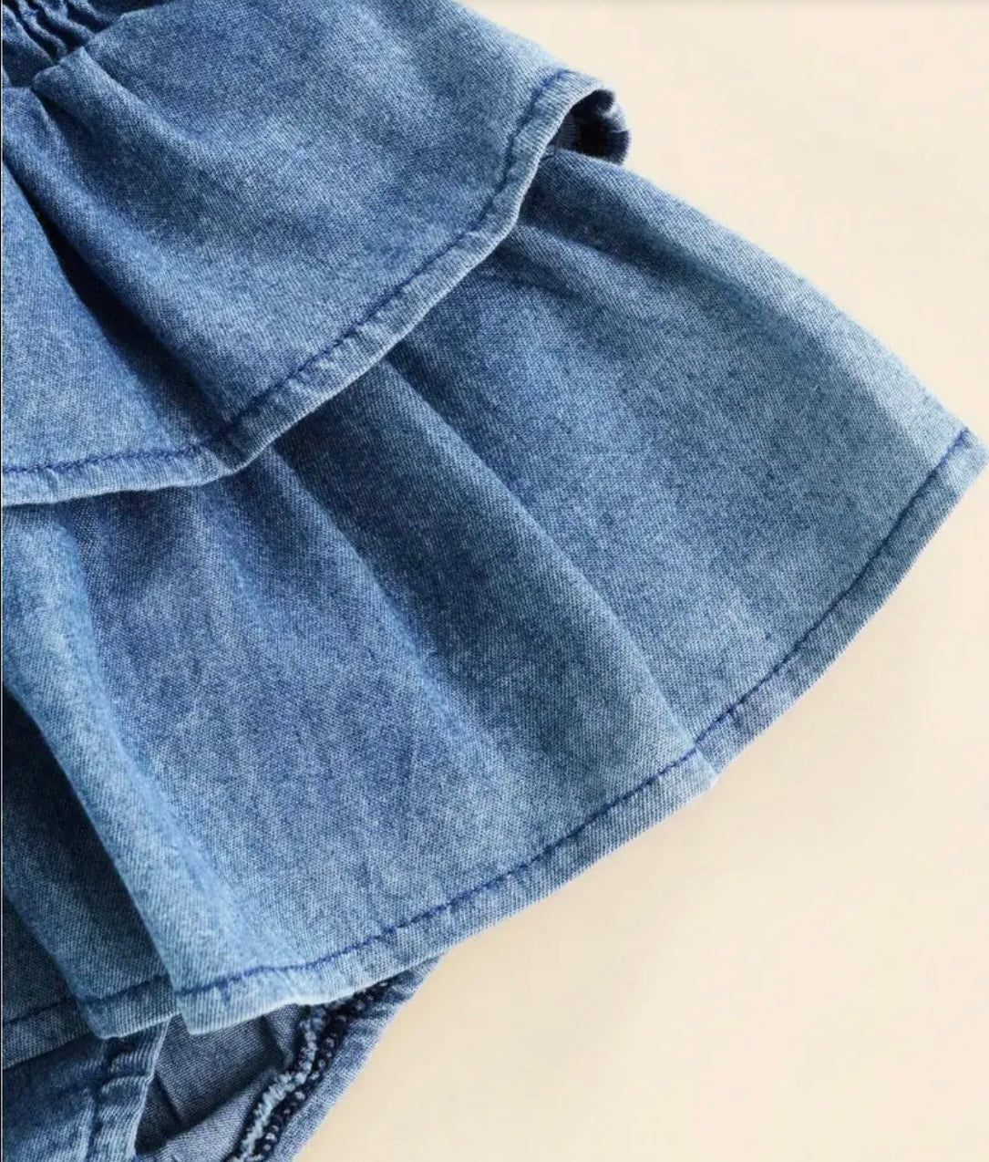 “Susanna” Denim Romper