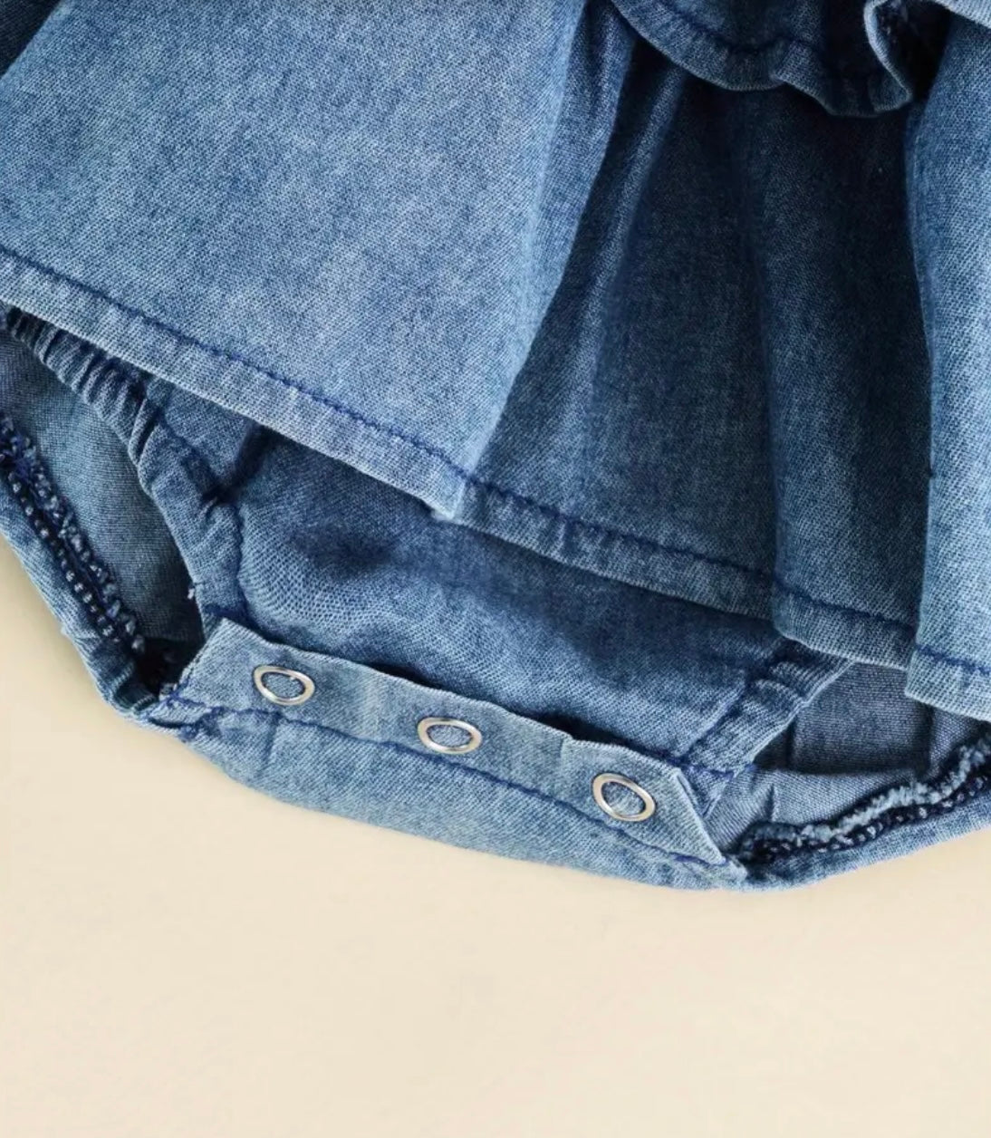 “Susanna” Denim Romper
