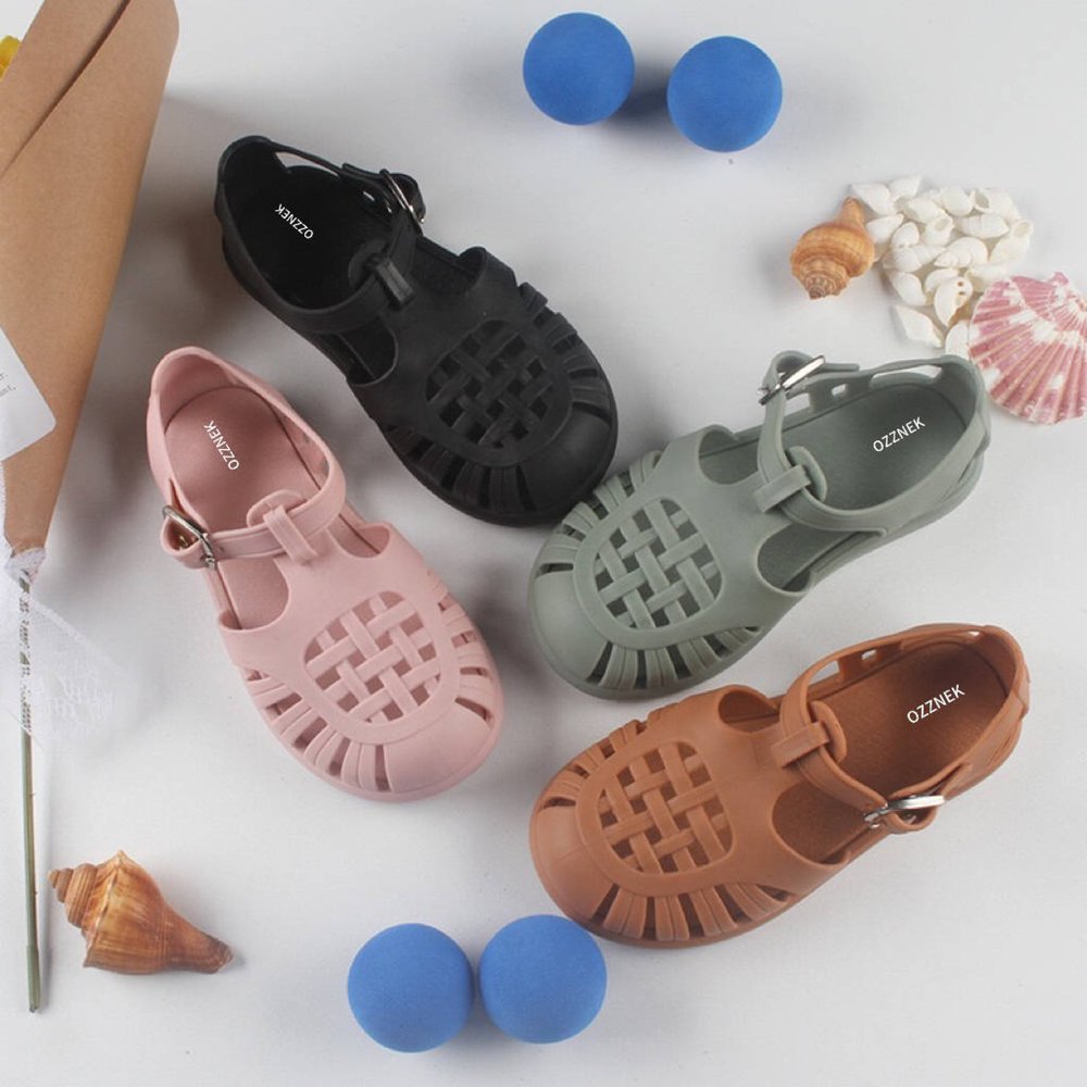 Aqua-Joy Kids Jelly Sandals – Waterproof Toddler Summer Shoes with Wide Toe Box & Anti-Slip Sole