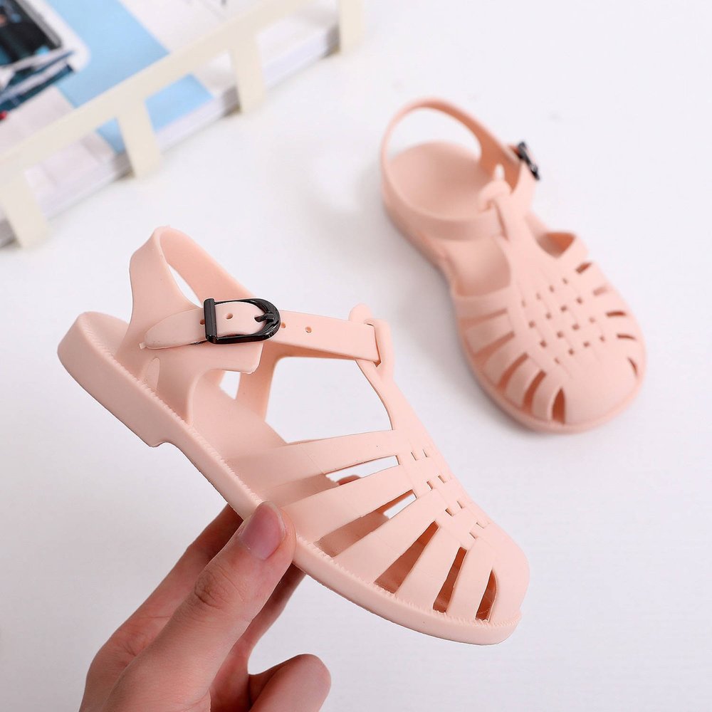 Aqua-Joy Kids Jelly Sandals – Waterproof Toddler Summer Shoes with Wide Toe Box & Anti-Slip Sole