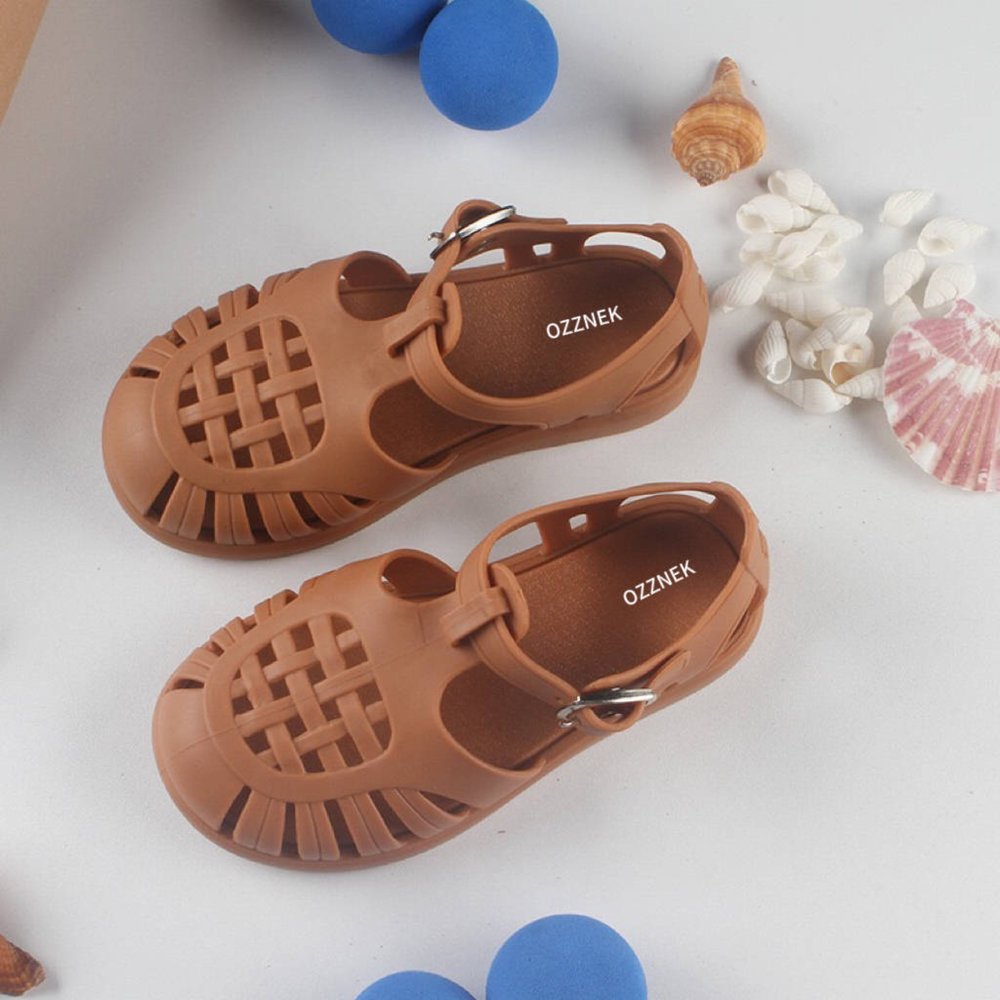 Aqua-Joy Kids Jelly Sandals – Waterproof Toddler Summer Shoes with Wide Toe Box & Anti-Slip Sole