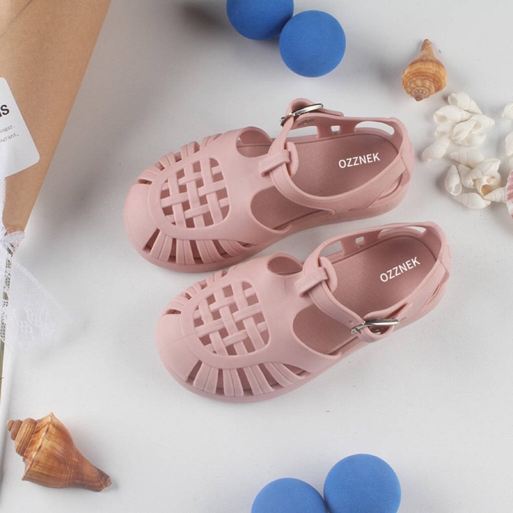 Aqua-Joy Kids Jelly Sandals – Waterproof Toddler Summer Shoes with Wide Toe Box & Anti-Slip Sole