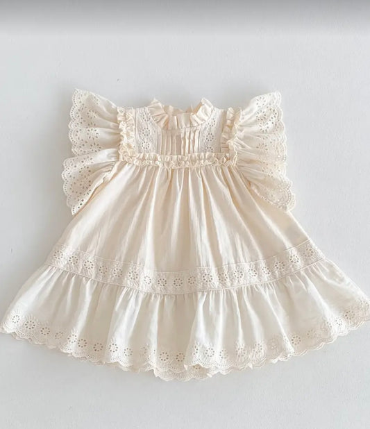 "Aurelia" Eyelet Lace Dress