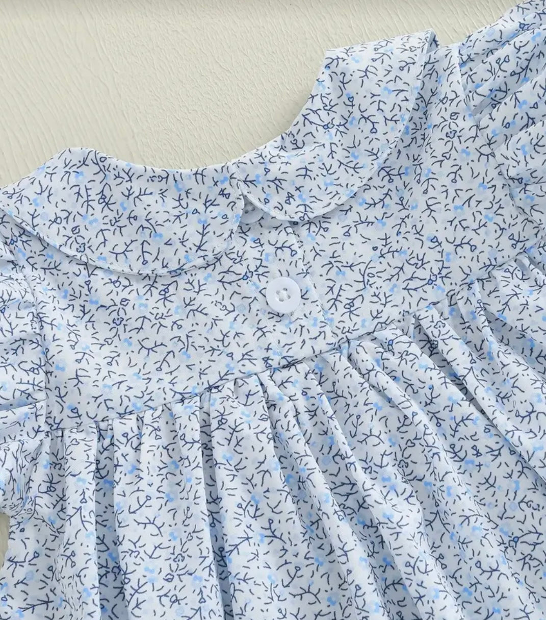 "Primrose 2" smocked bow dress