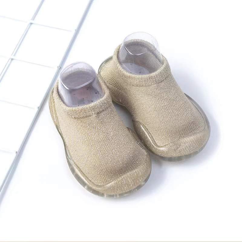 Organic Cotton Barefoot Sock Shoes for Babies & Toddlers – Clear Sole
