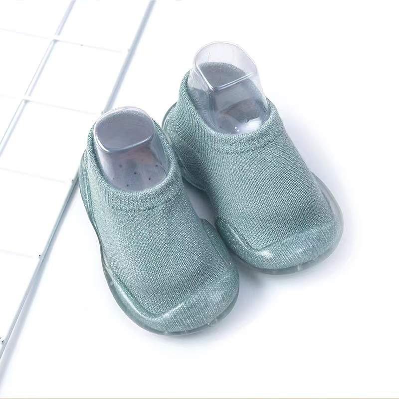 Organic Cotton Barefoot Sock Shoes for Babies & Toddlers – Clear Sole