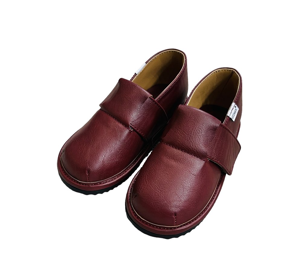 Kids Slip-On Dress Shoes – Toddler School & Wedding Shoes with Easy-Close Velcro Strap
