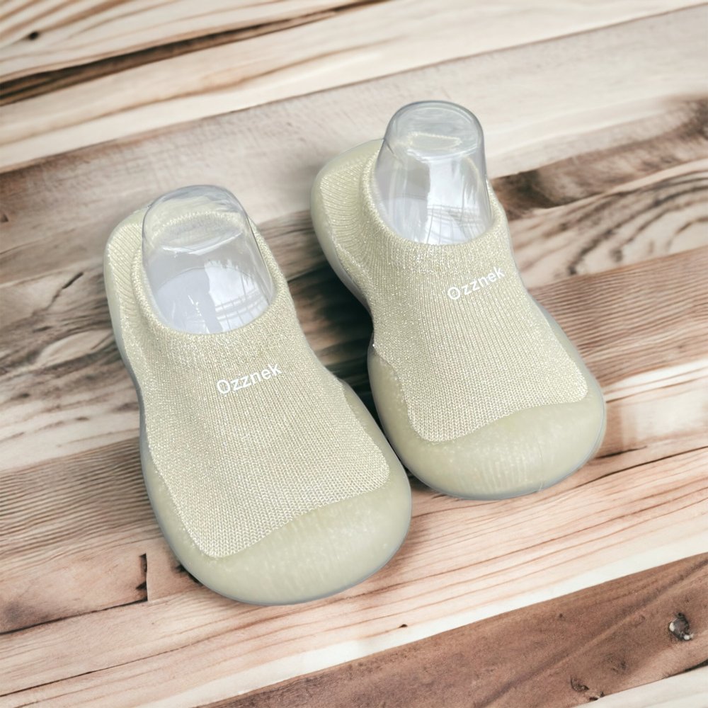 Organic Cotton Barefoot Sock Shoes for Babies & Toddlers – Clear Sole