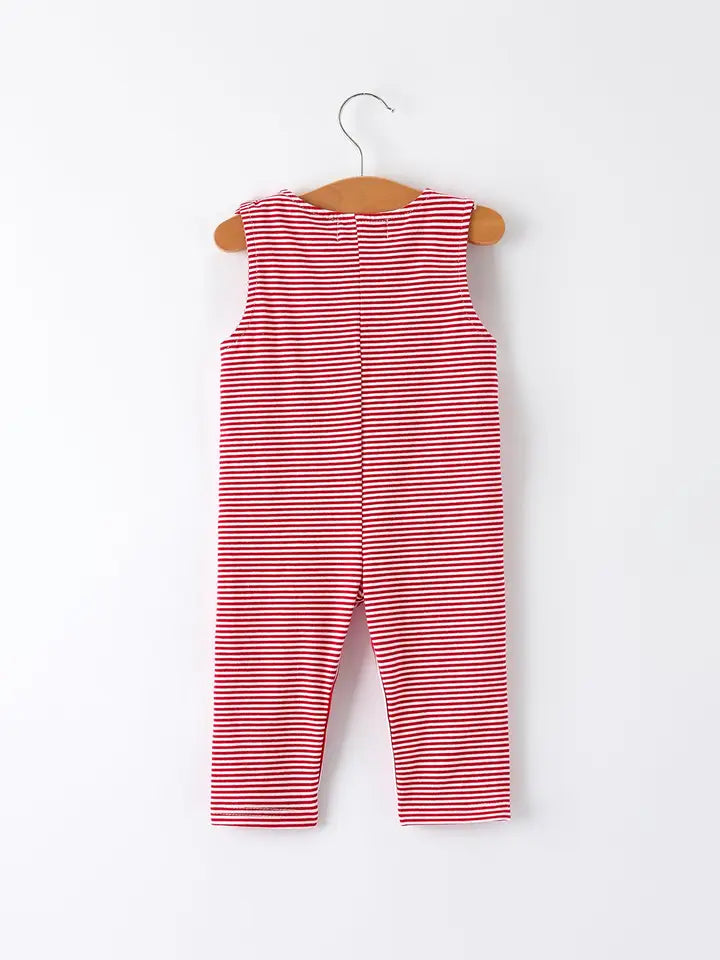 Infant Embroidered Holiday lights Romper Christmas Matching