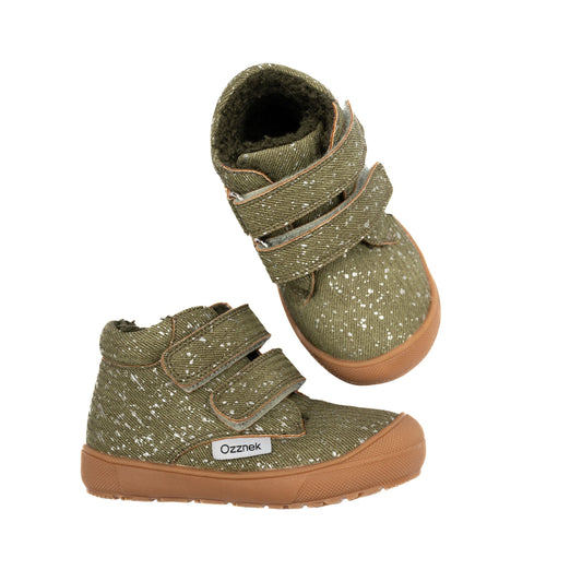 Little Hiker Kids' Barefoot Boots | Warm Sherpa-Lined & Water-Repellent