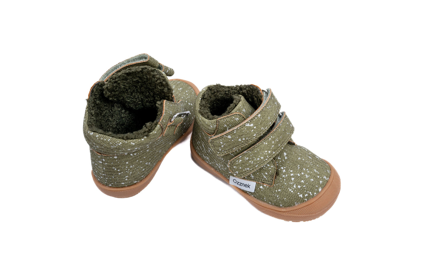 Little Hiker Kids' Barefoot Boots | Warm Sherpa-Lined & Water-Repellent