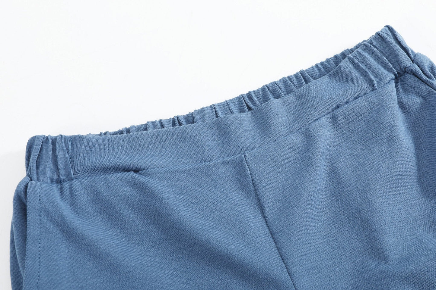 Blue ABC School Shirt and Shorts Set