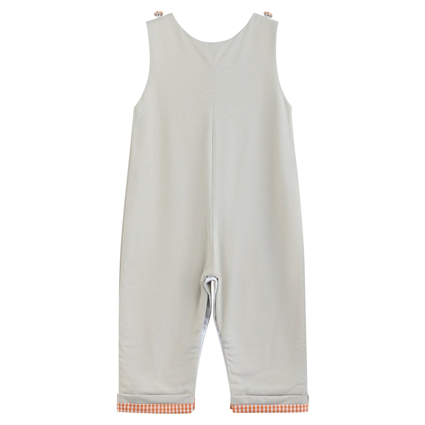 Gray Boo Applique Longalls