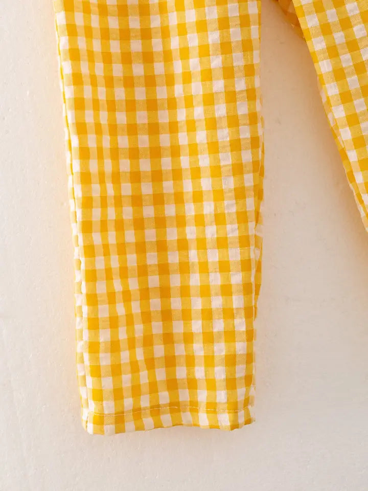 Chicken Smocking Embroidered Boys Matching Outfits