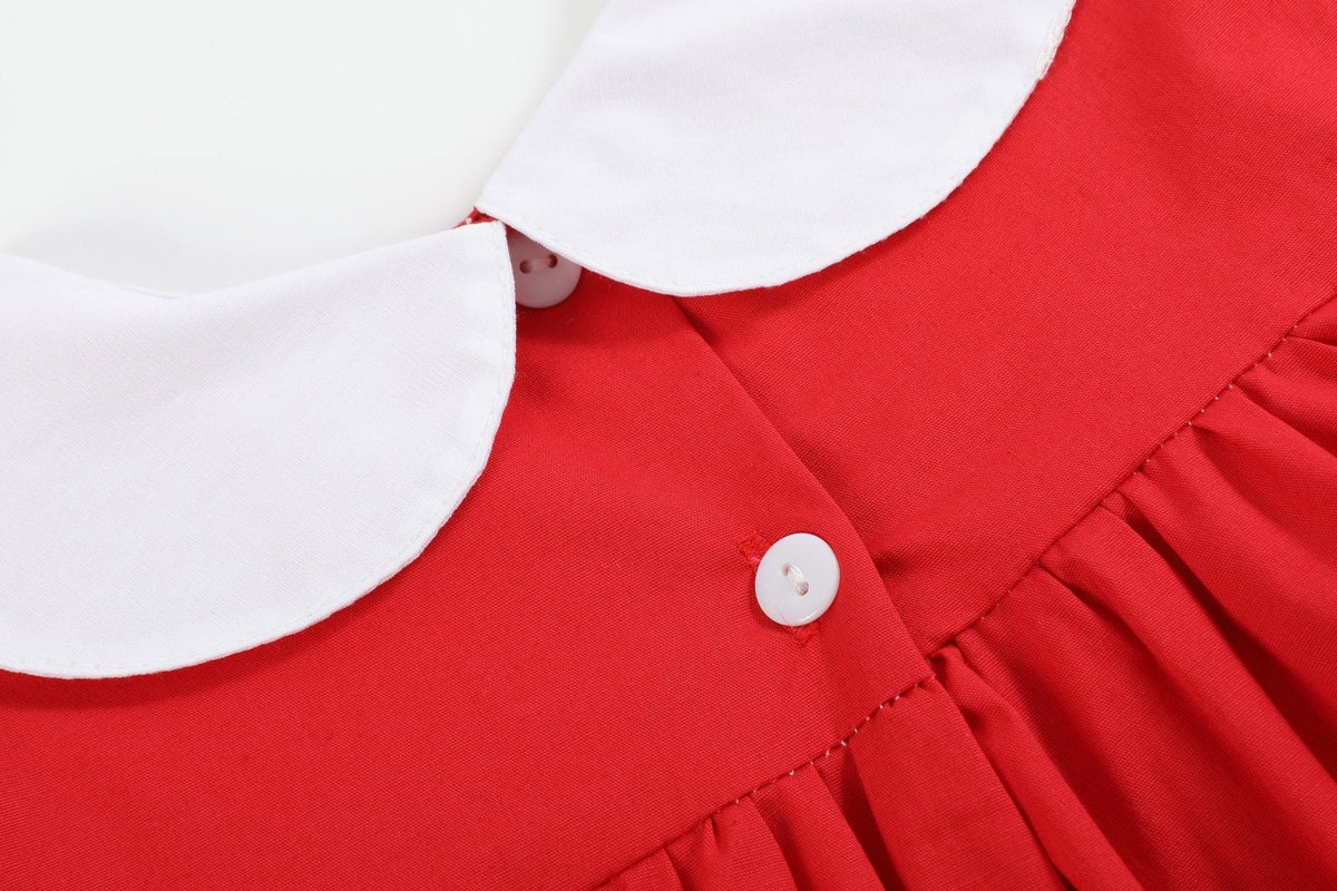 Red Ruffle Christmas Tree Dress